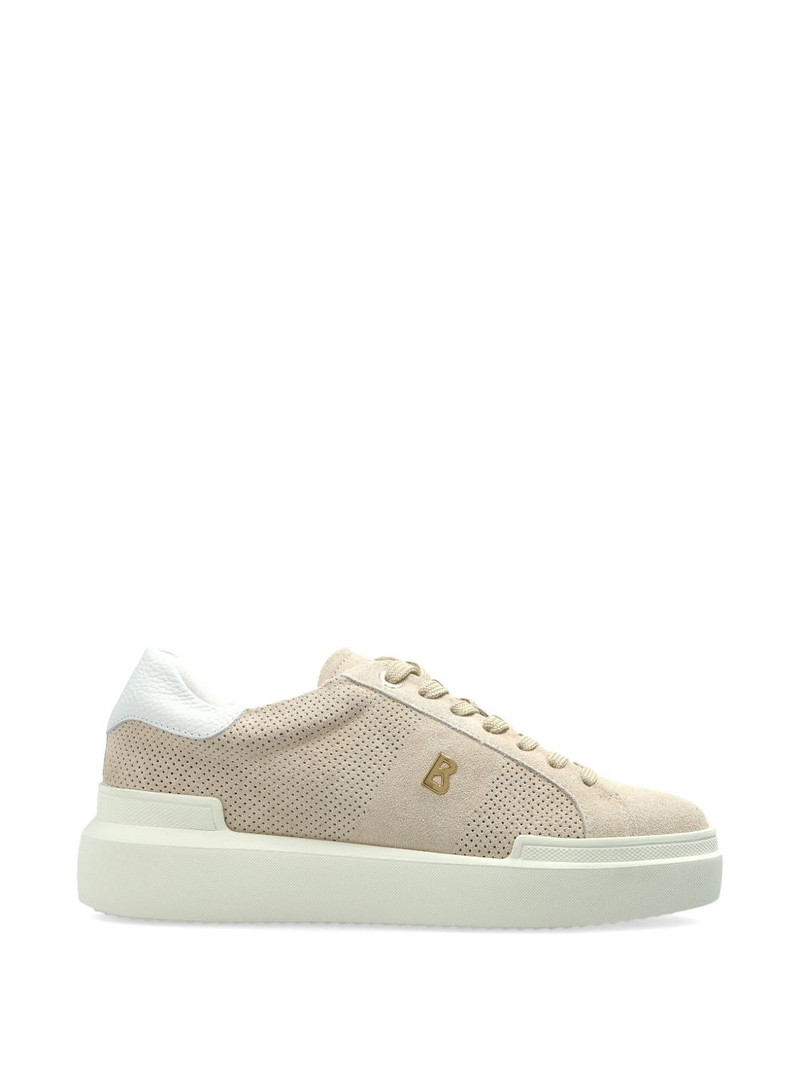 perforated-detail sneakers 1