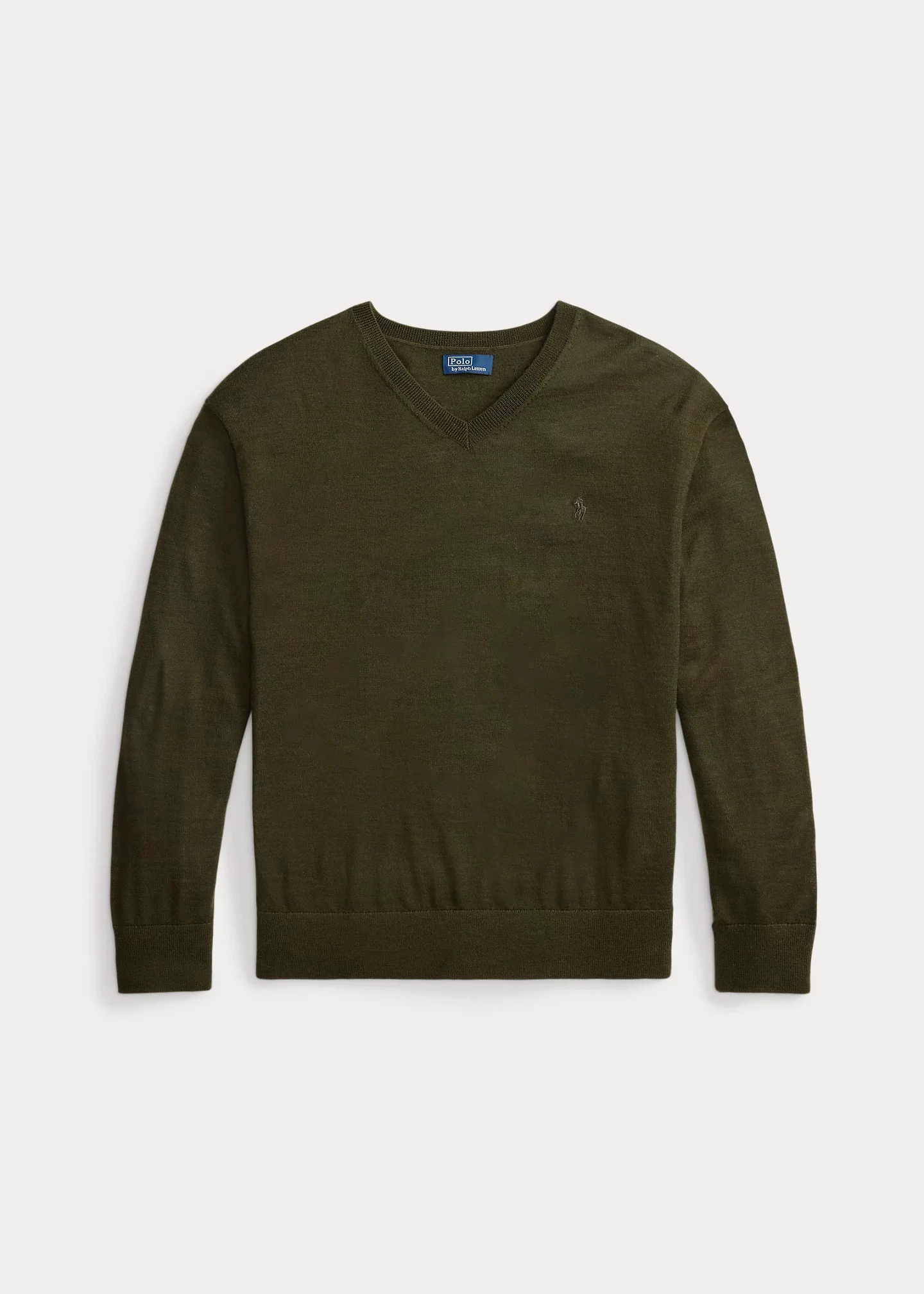Wool V-Neck Sweater - 1