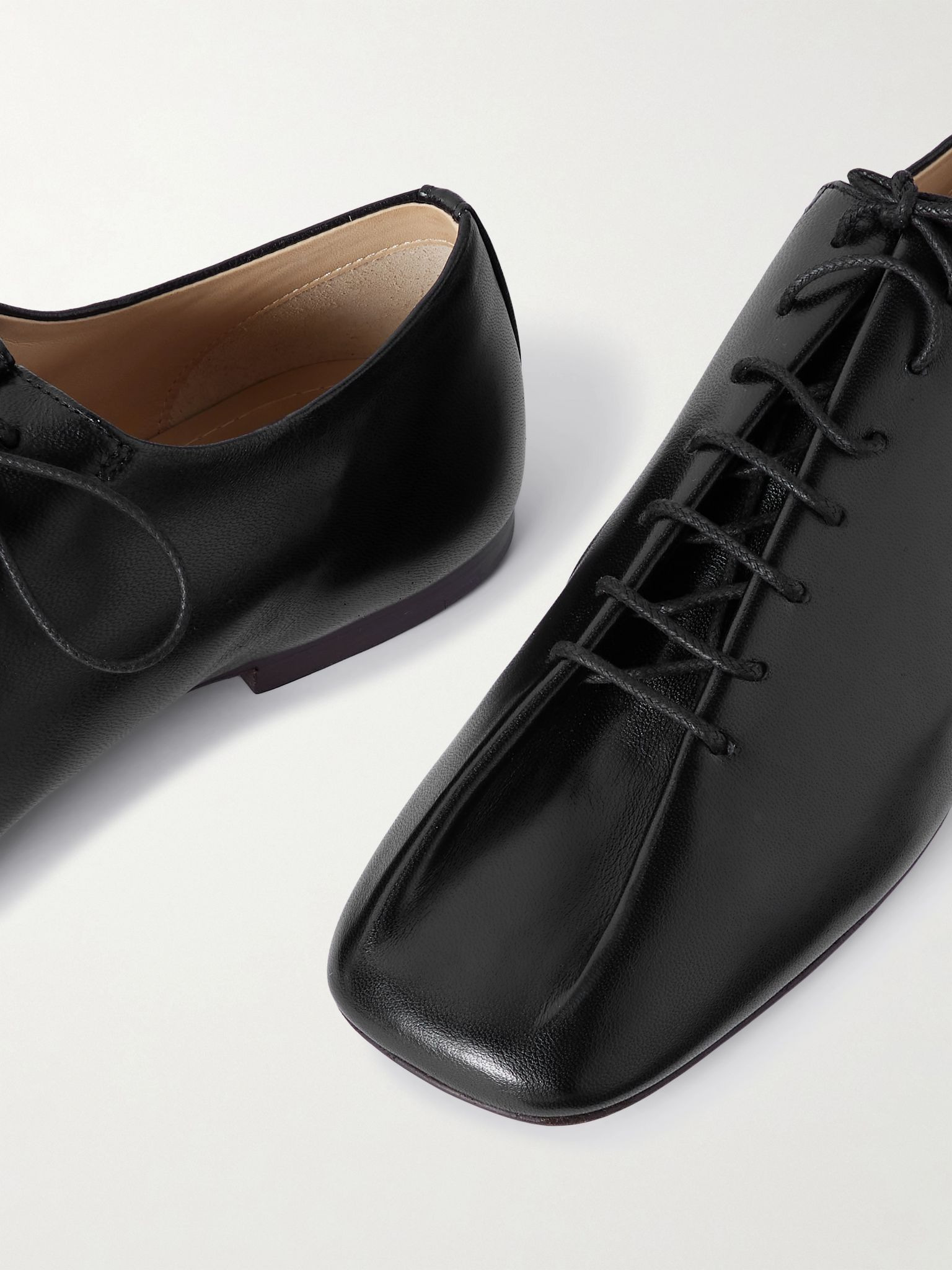 Souris leather brogues Black - 4