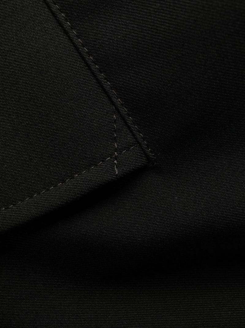 eyelet-embellished rain coat 7