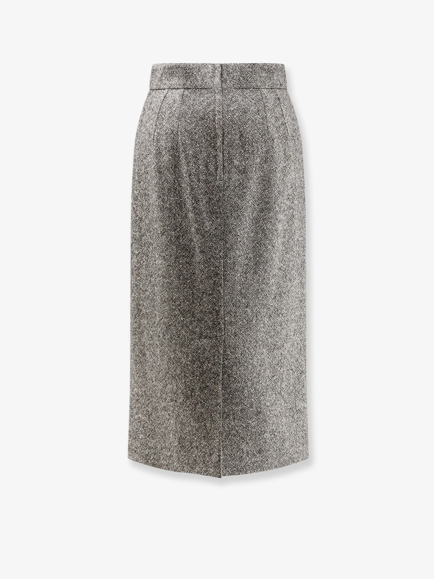 Dolce & Gabbana Virgin Wool Midi Pencil Skirt - 2