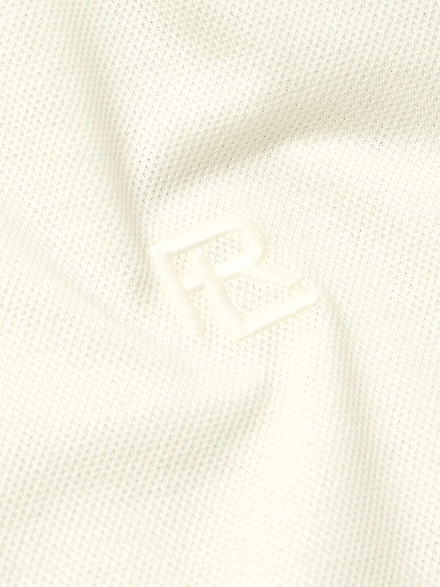 Logo-Embroidered Mercerised Cotton-Piqué Polo Shirt - 4