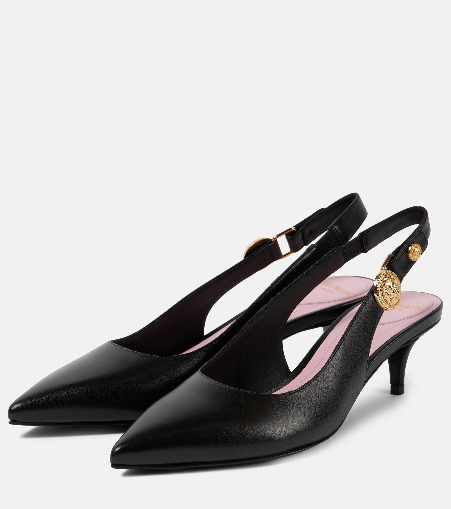 Medusa '95 leather slingback pumps - 5