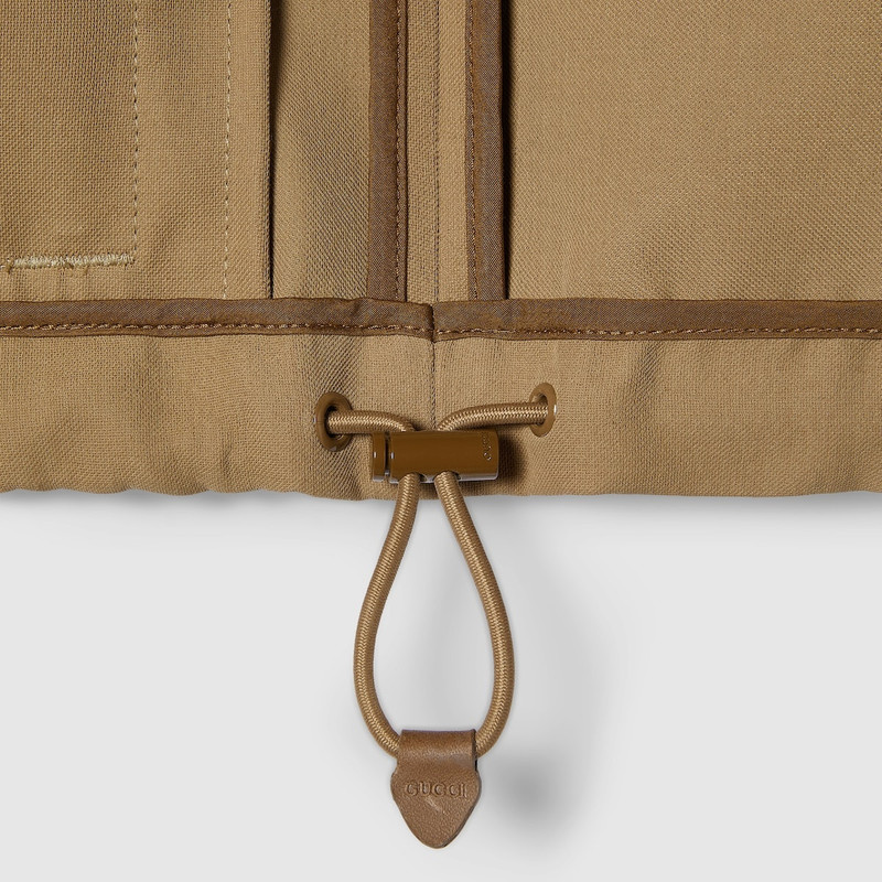 Acetate Gabardine bomber jacket 6