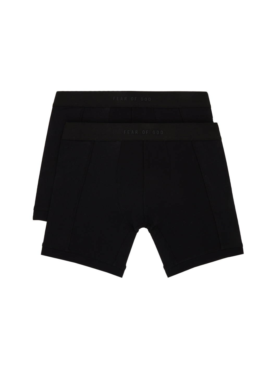Two-Pack Black Boxer Briefs - 1
