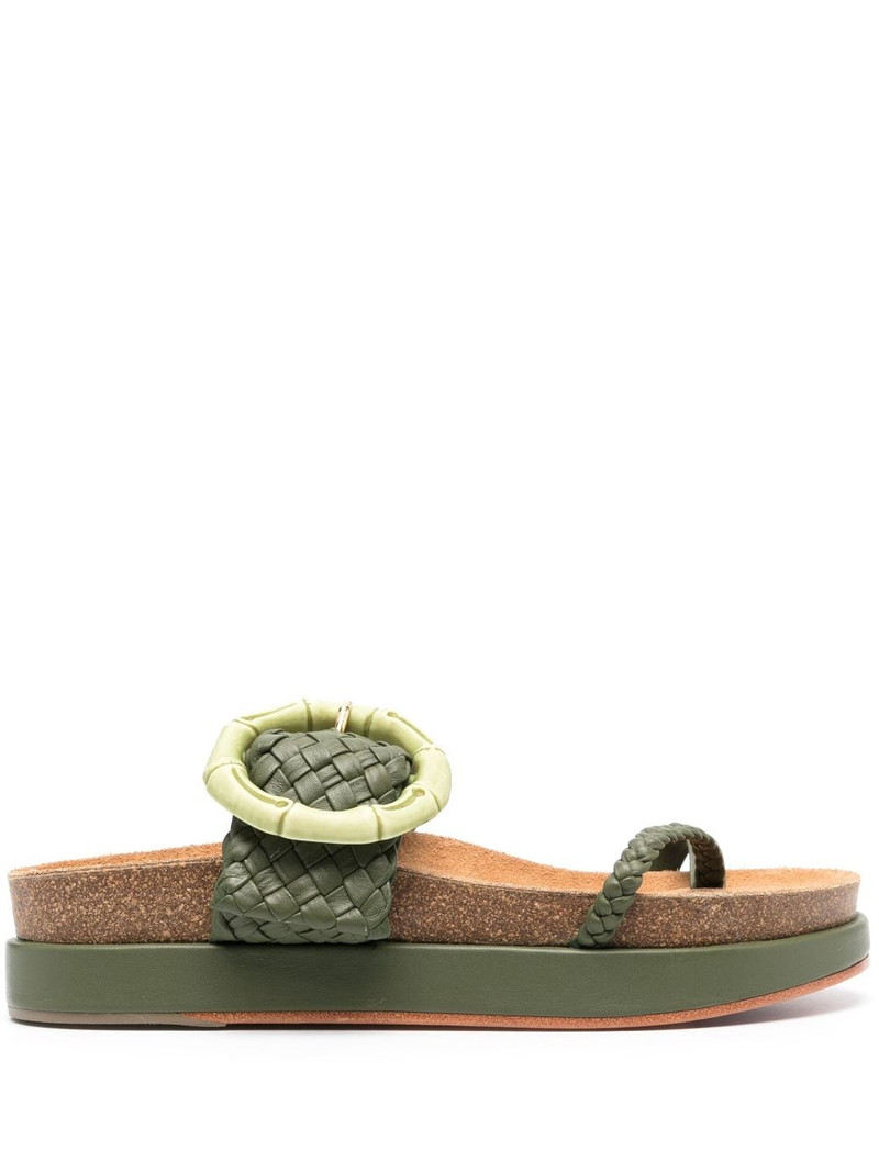 Broadwalk Romance leather slides 1