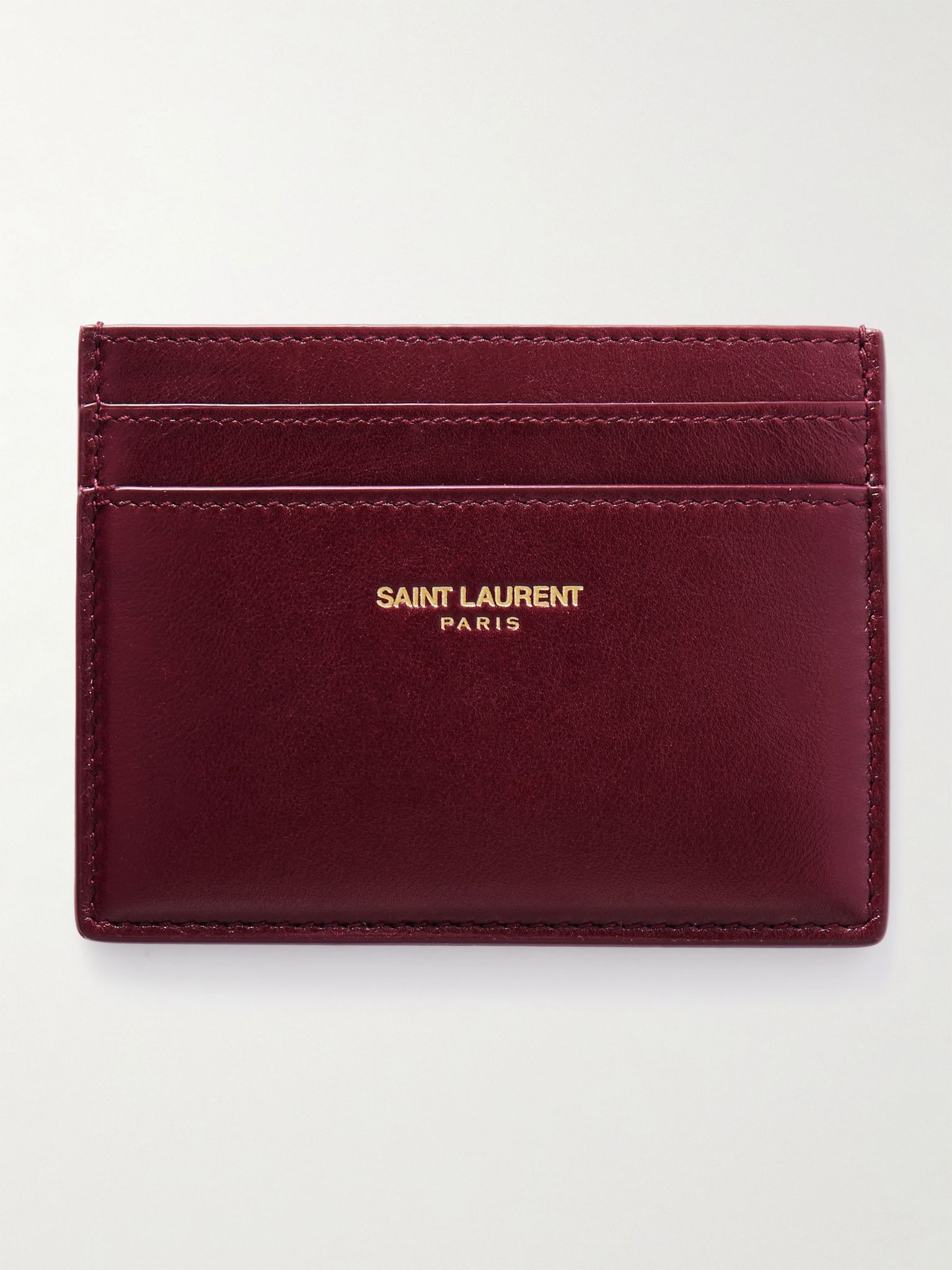 Paris leather cardholder Red - 1