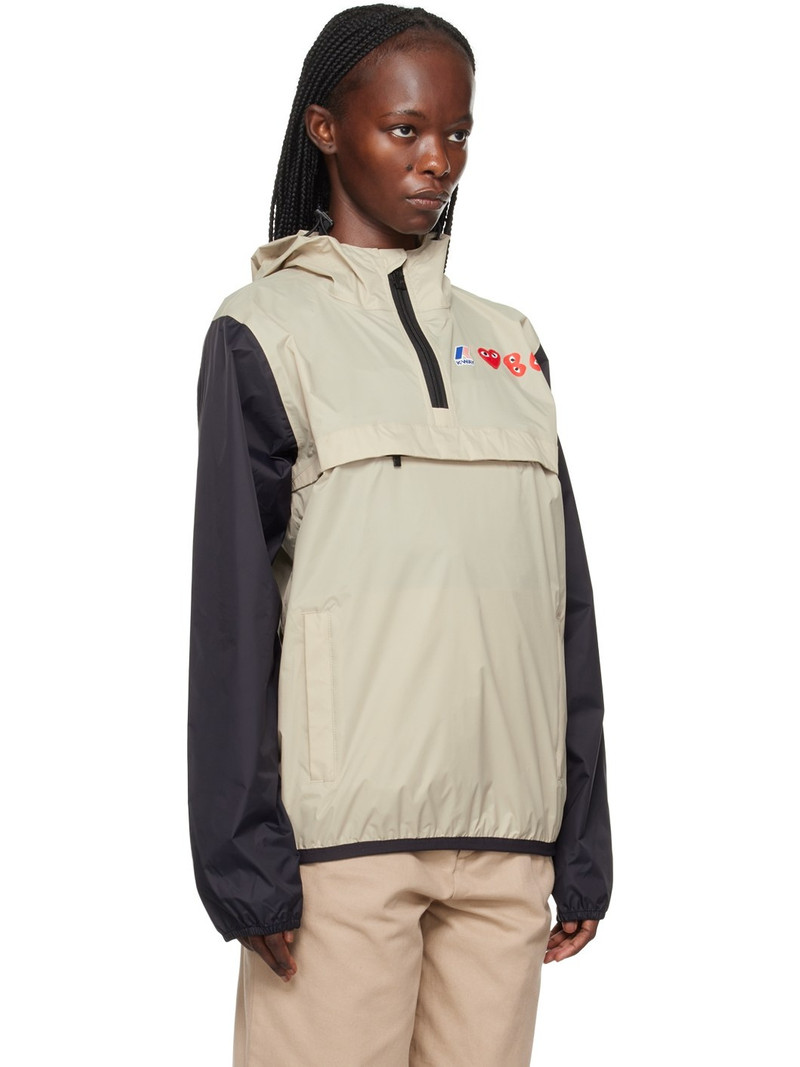Beige & Black K-Way Edition Jacket 2