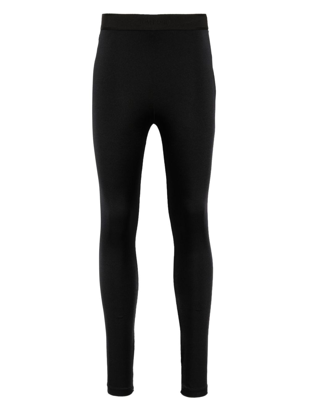 logo waistband leggings - 1