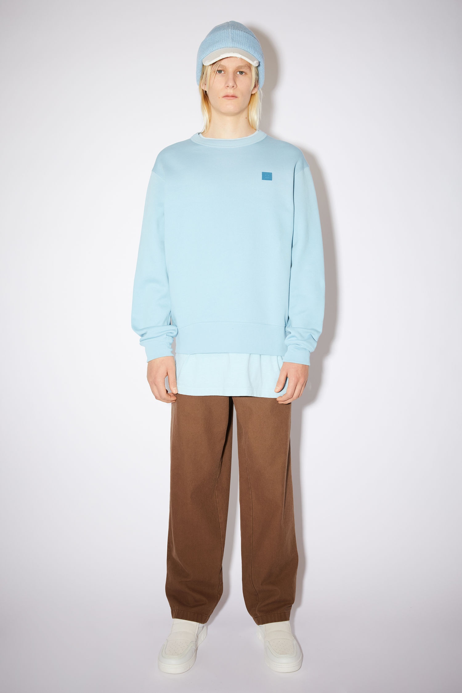 Crew neck sweatshirt - Powder blue - 2