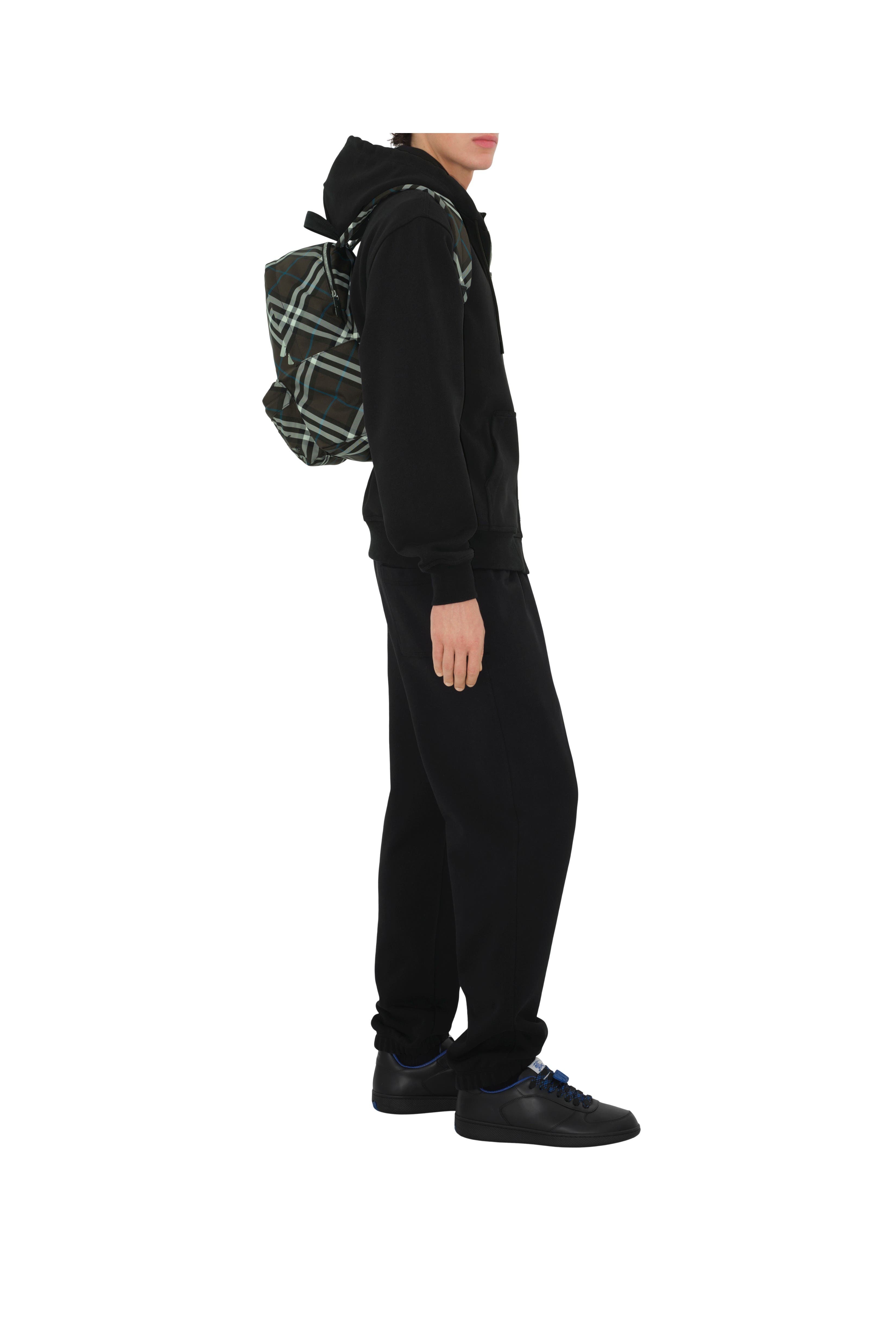 burberry EKD Badge Cotton Jogging Pants in Black at Nordstrom - 3