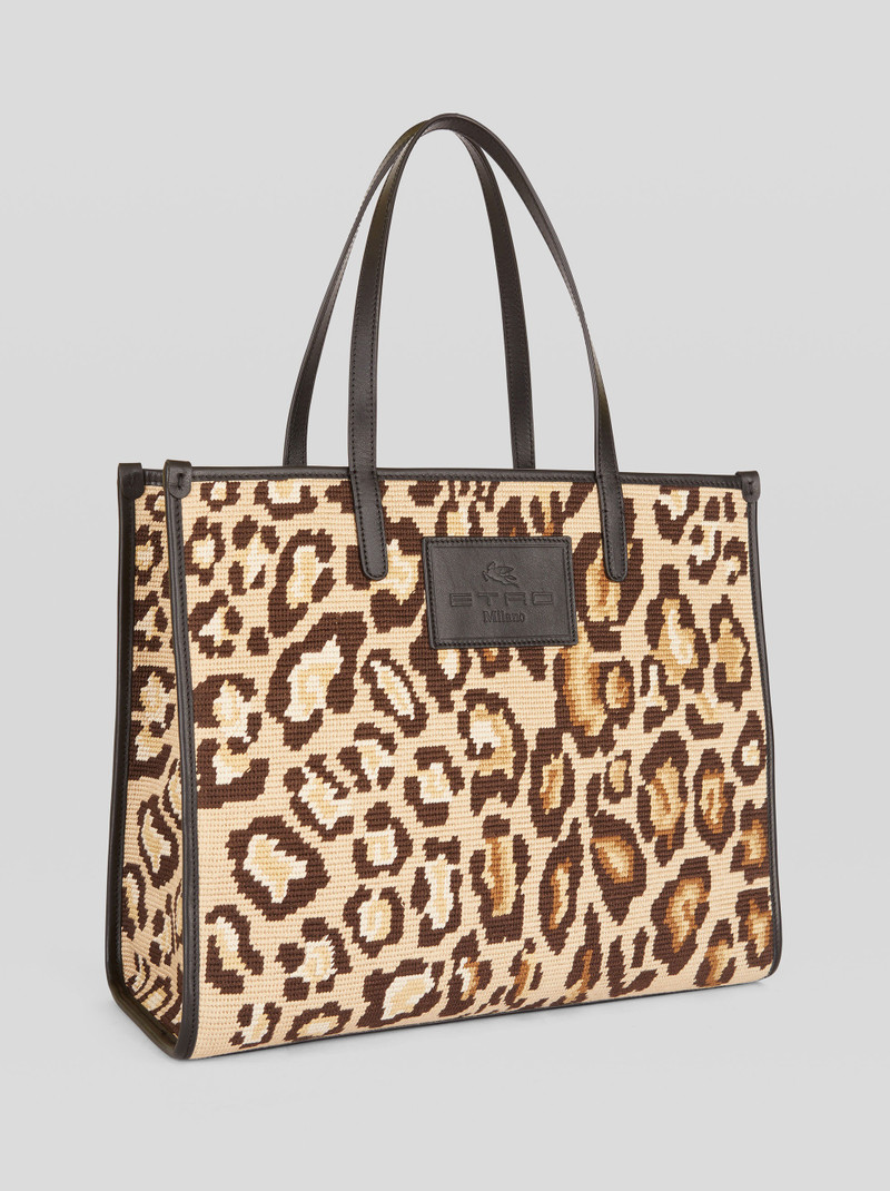 MEDIUM ANIMALIER SHOPPING BAG 5