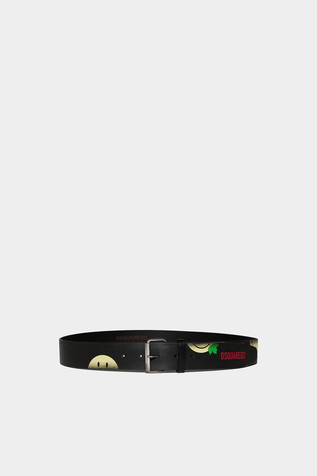 SMILEY COWHIDE BELT - 2