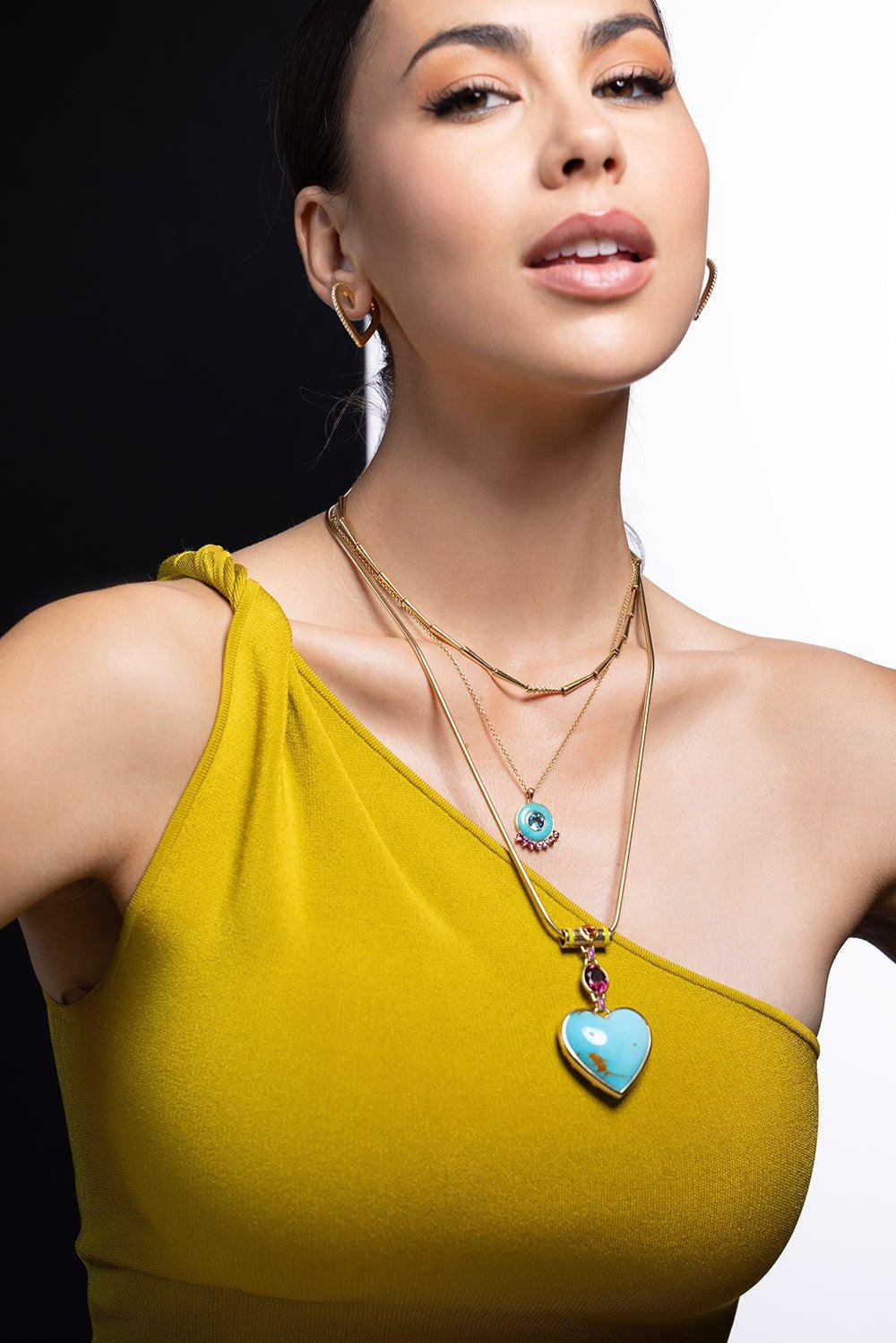 Lola Linked Diamond Necklace - 3
