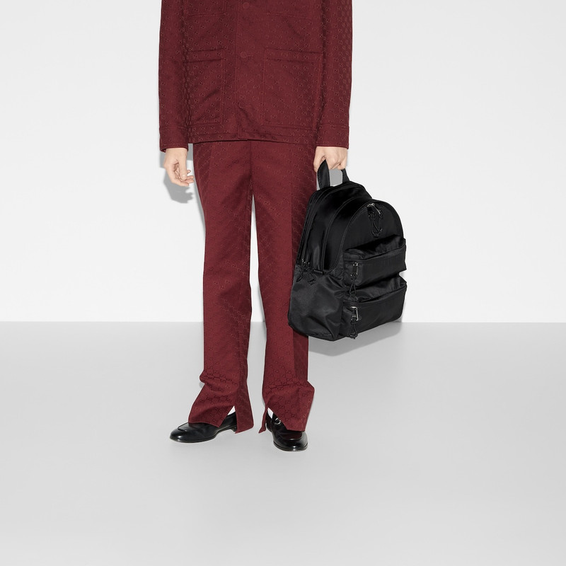 Medium backpack with Gucci logo 4