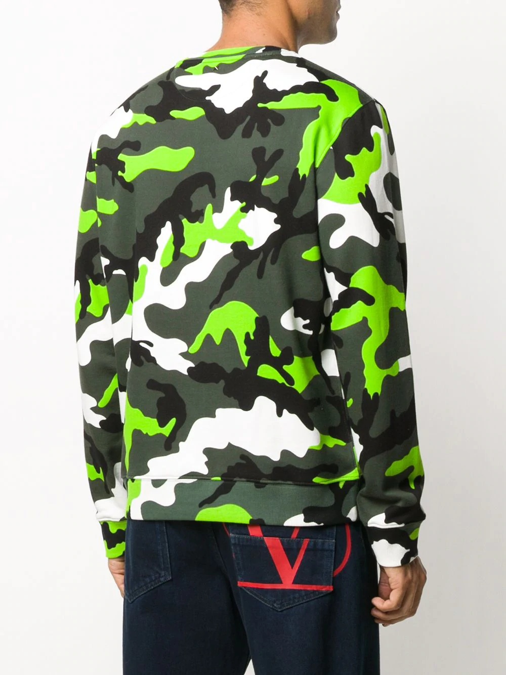 camouflage print sweatshirt - 4