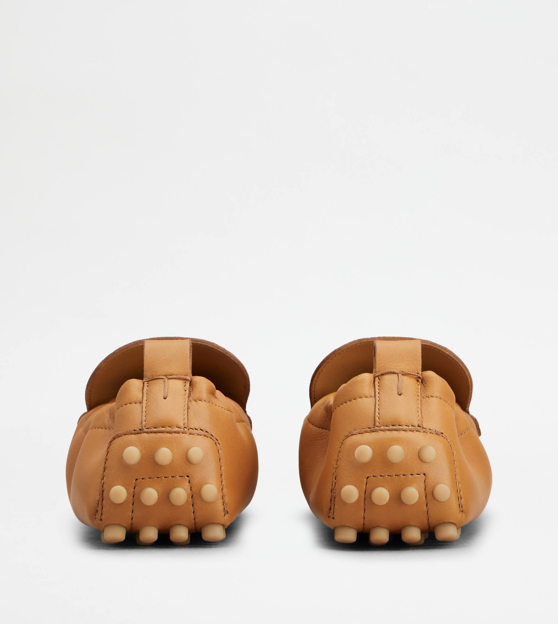 GOMMINO DRIVING SHOES IN LEATHER - BROWN - 3