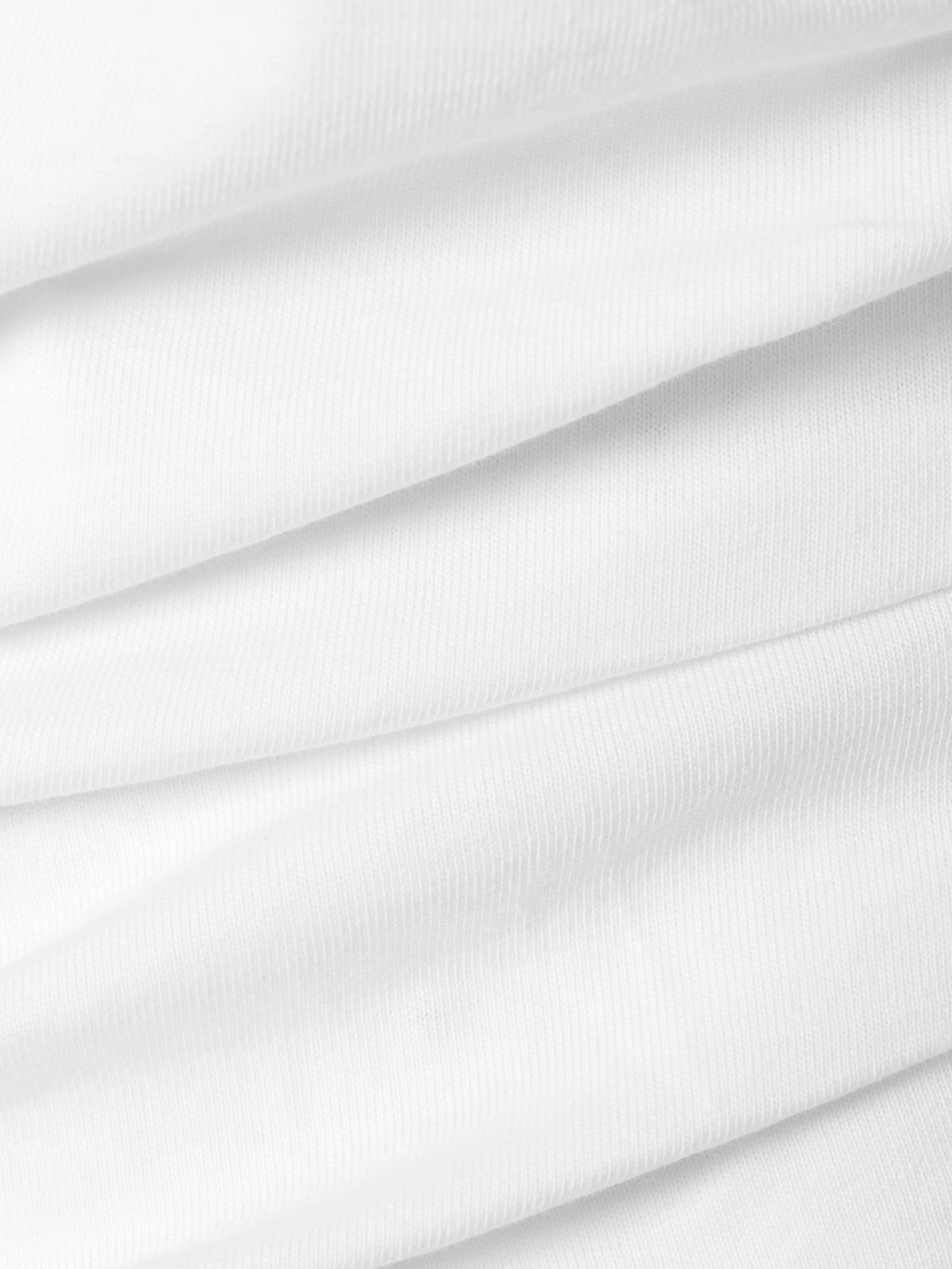 Henray off-the-shoulder draped cotton-jersey top White - 4