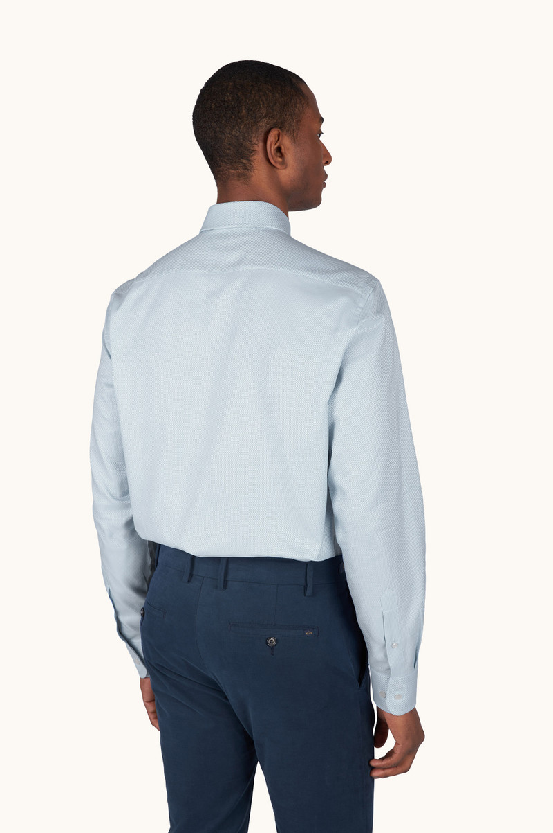 Paul & Shark SOFFIO COTTON SHIRT WITH DAMIER PATTERN outlook