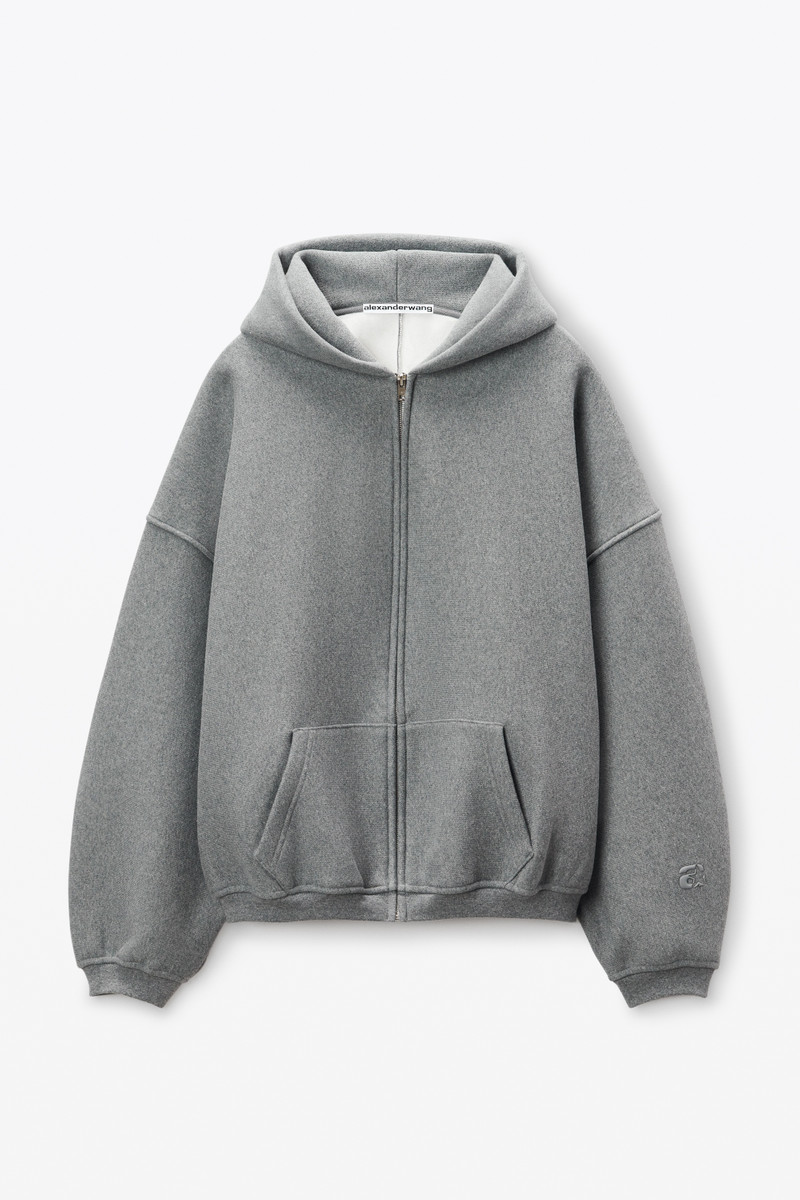 DENSE FLEECE의 스타 ZIP UP HOODIE - 1