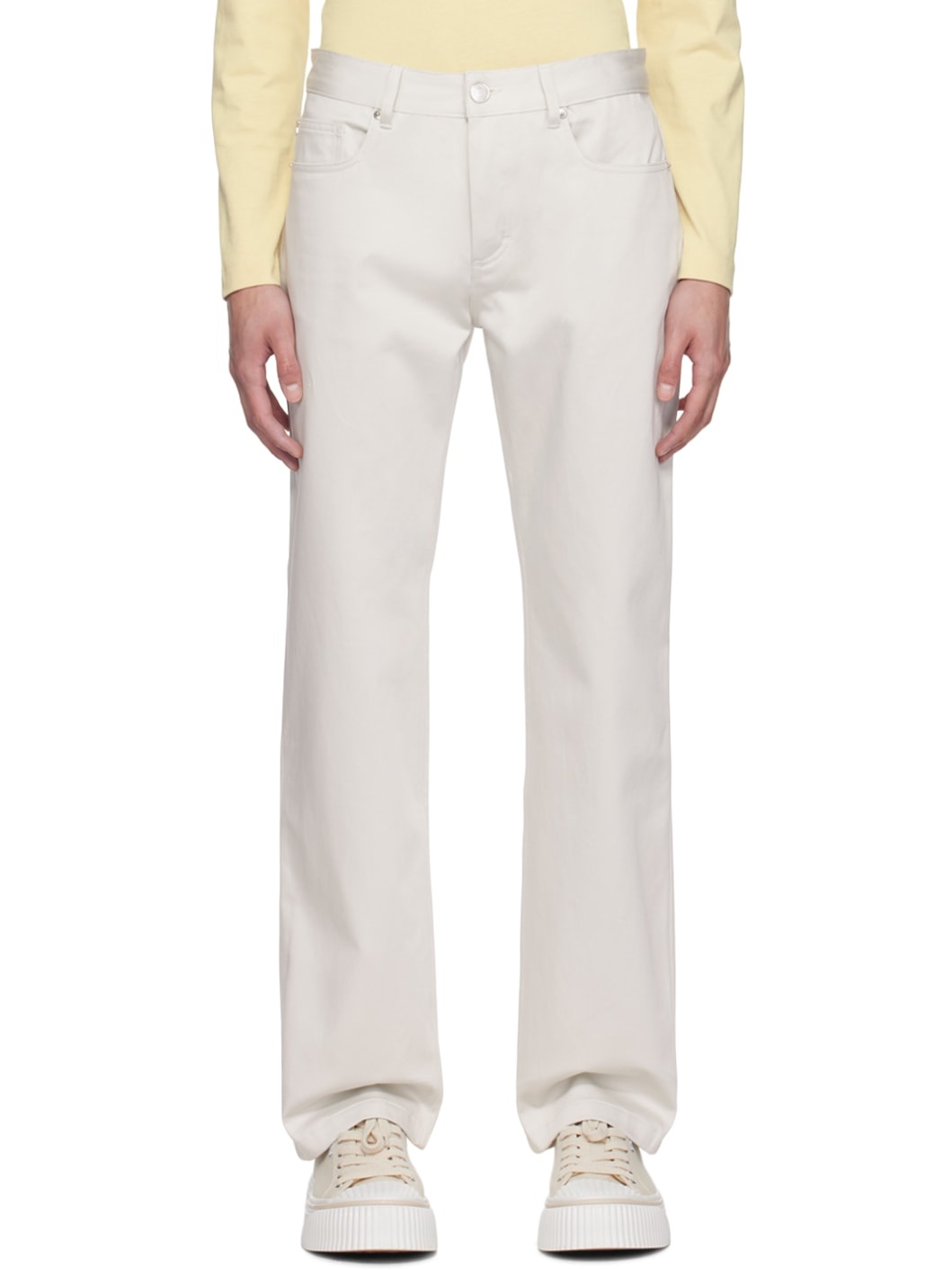 Off-White Straight Fit Trousers - 1
