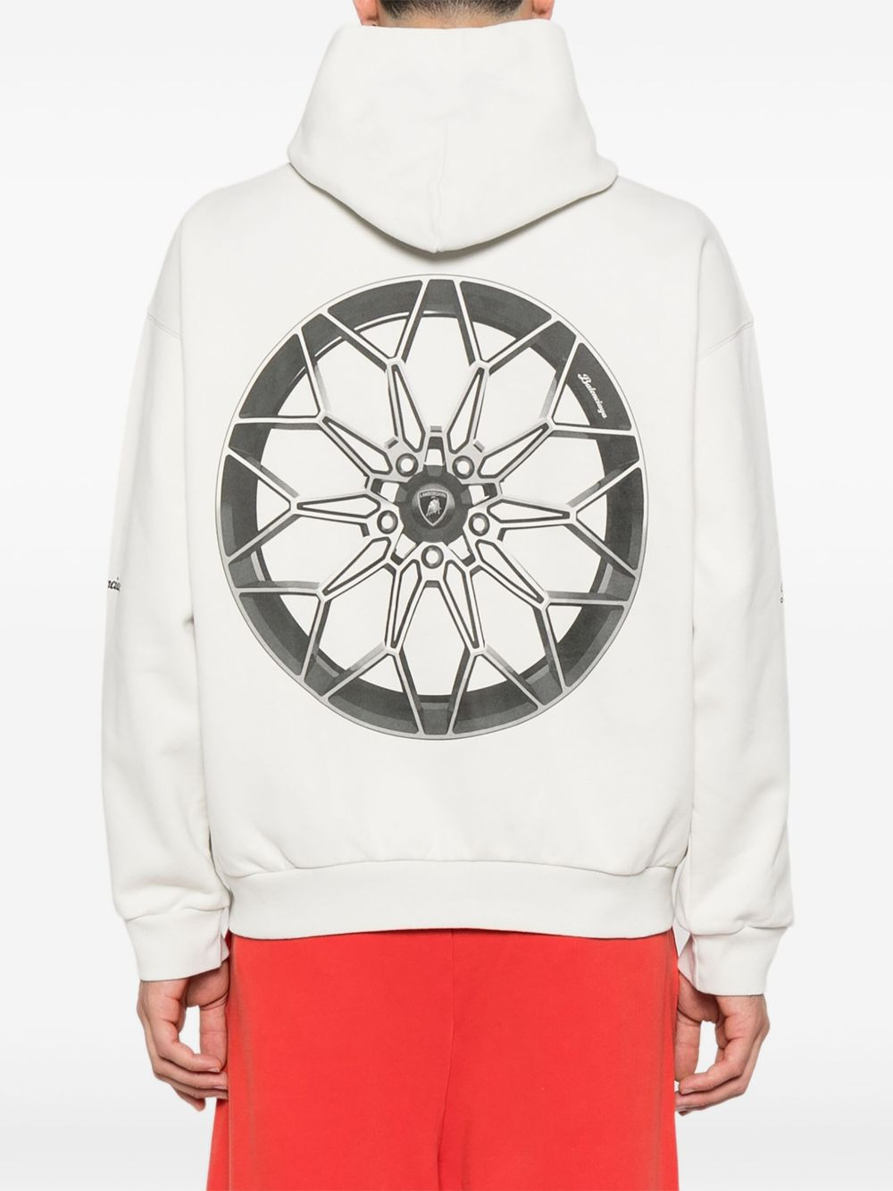x Automobili Lamborghini graphic-print hoodie - 4