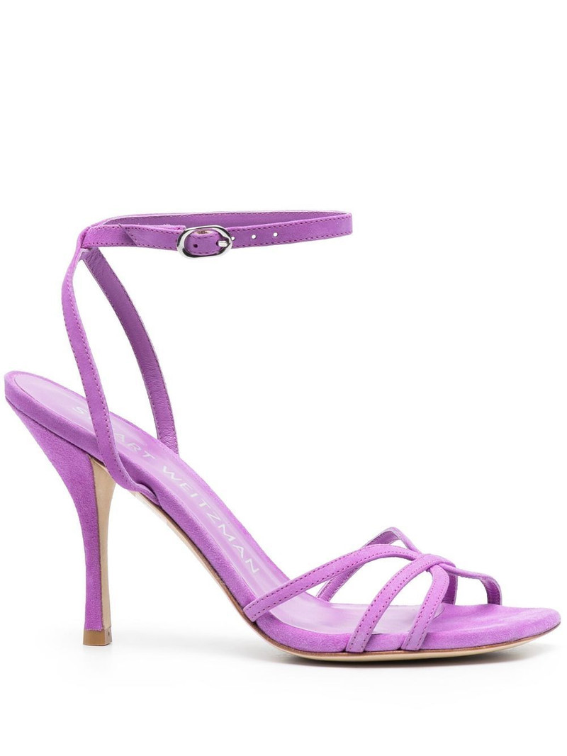 Nudist 100mm suede sandals 1