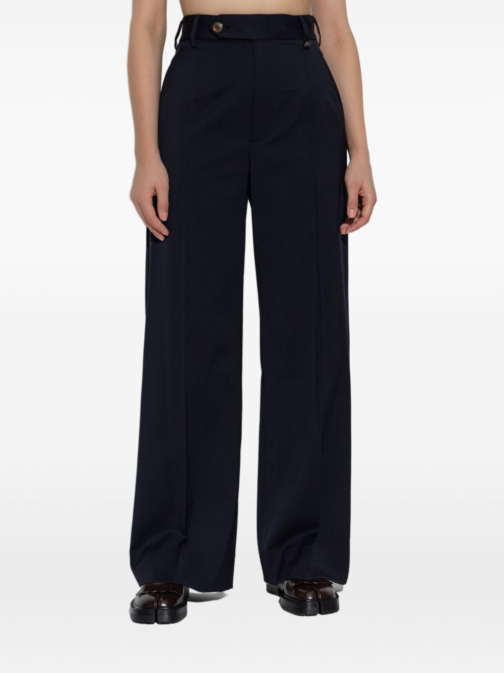 wool tailored trousers - 3