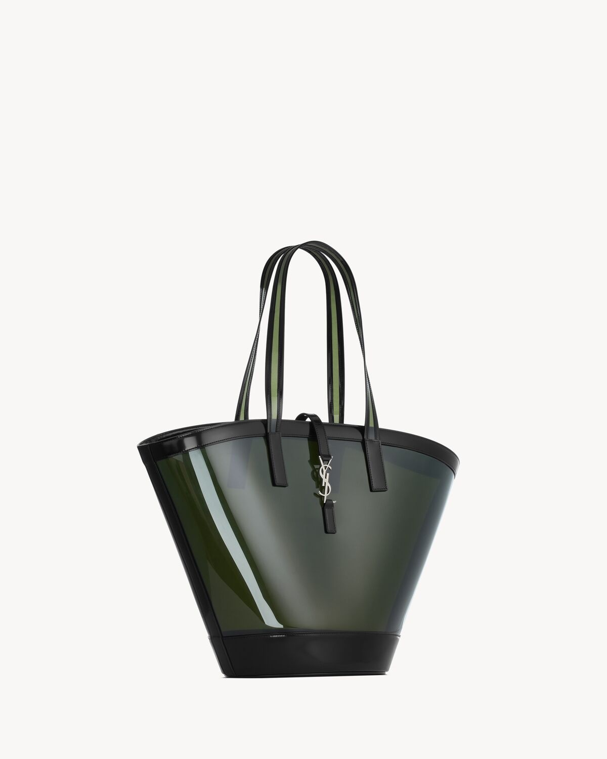 PANIER MEDIUM IN VINYL AND SHINY LEATHER - 4