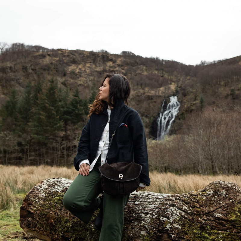 JANICE SOFT MUSETTE S BAG  -  DARK GREEN 8