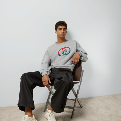 GUCCI Cotton jersey printed sweatshirt outlook
