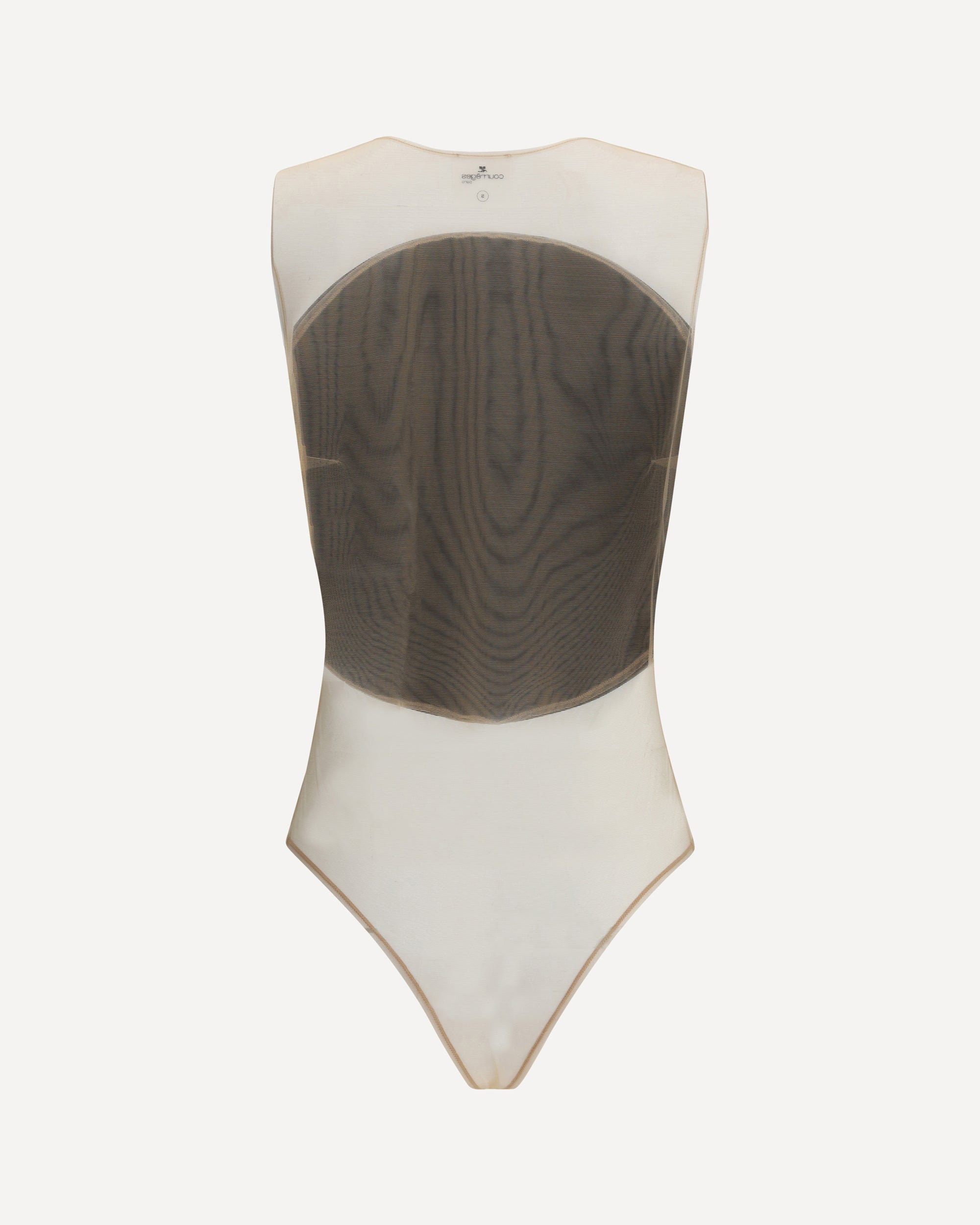 Satin illusion hoop Bodysuit - 2