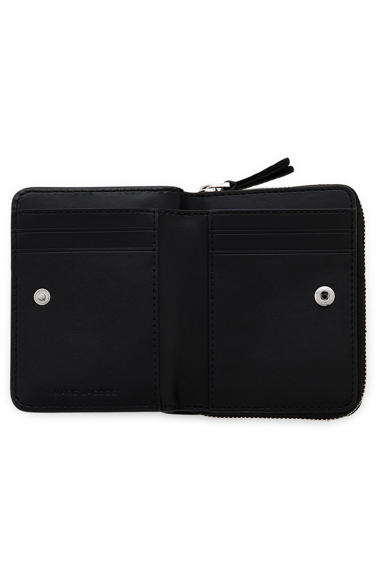 Marc Jacobs The Mini Compact Wallet in Black/white at Nordstrom - 2