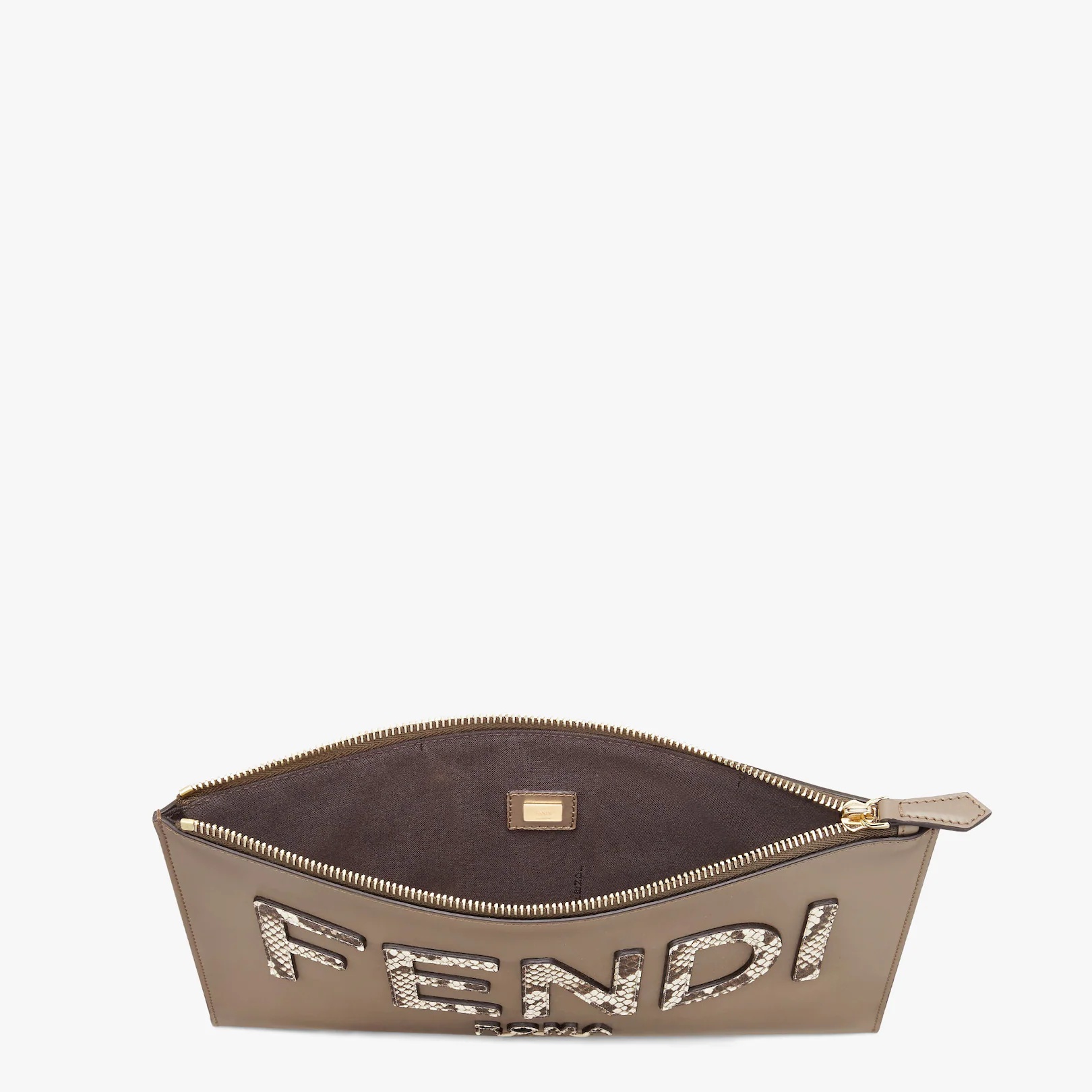 Brown leather pouch - 3
