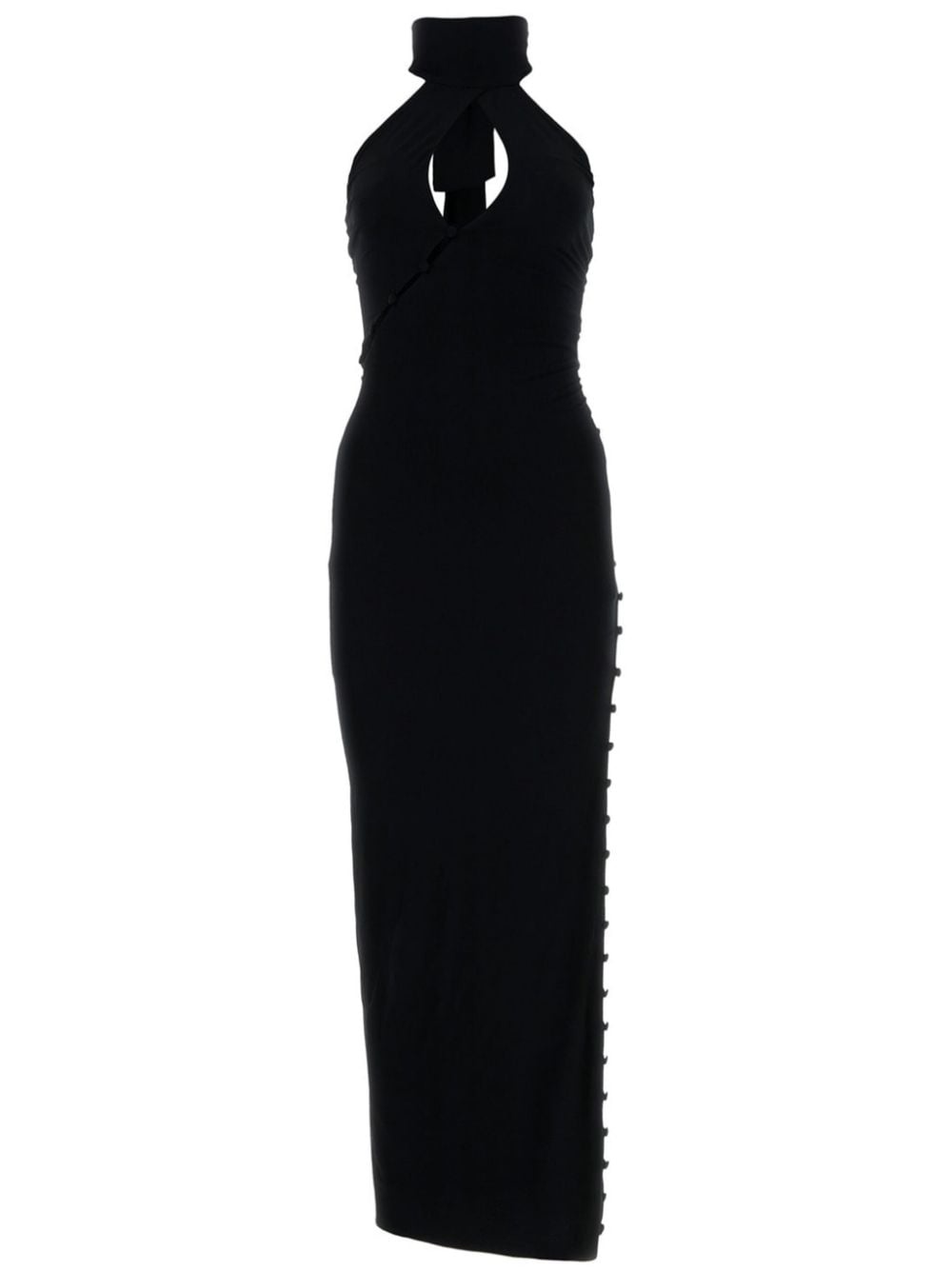 halterneck maxi dress - 1