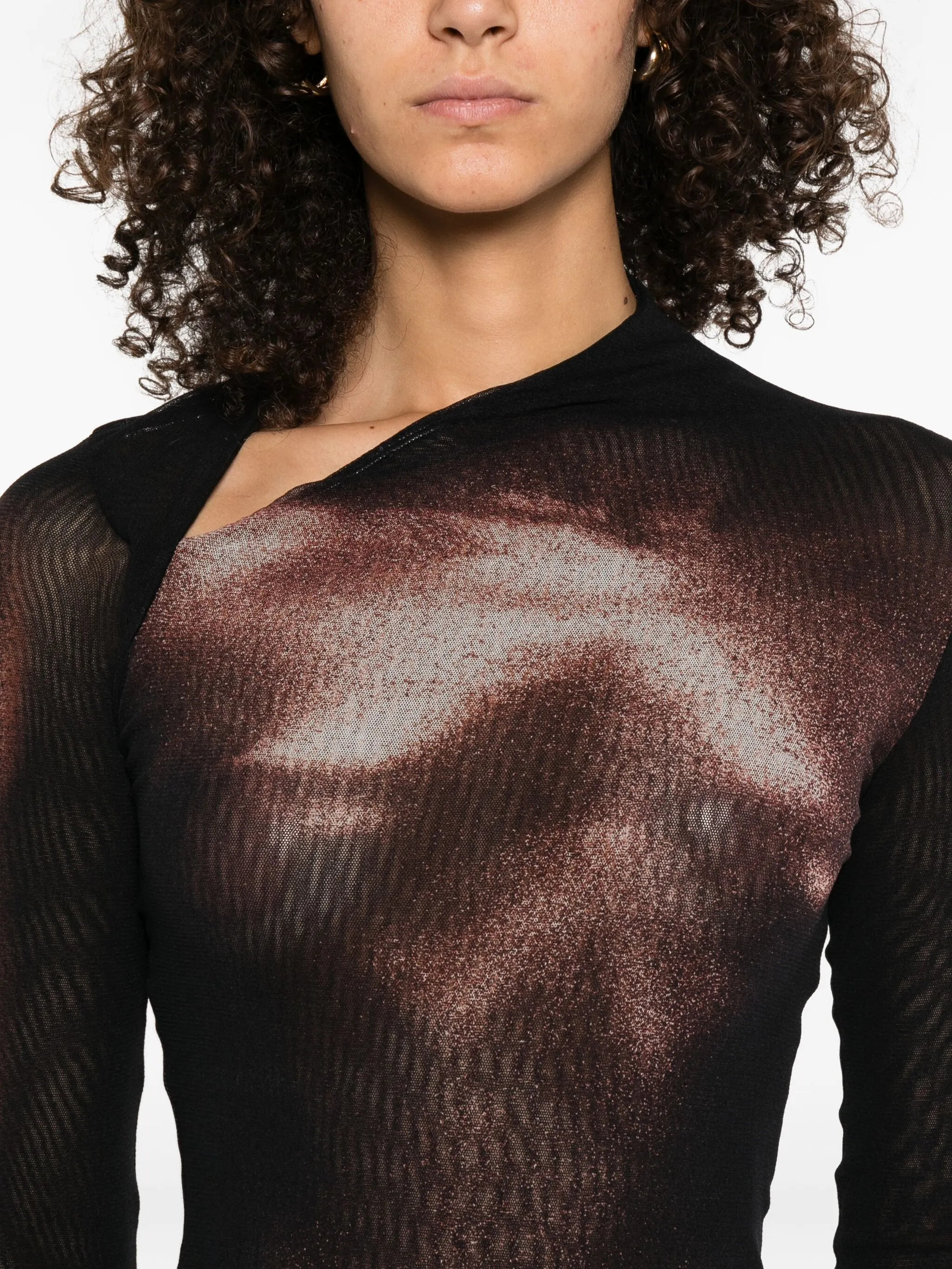 Jean Paul Gaultier Body-print Long Dress - 3