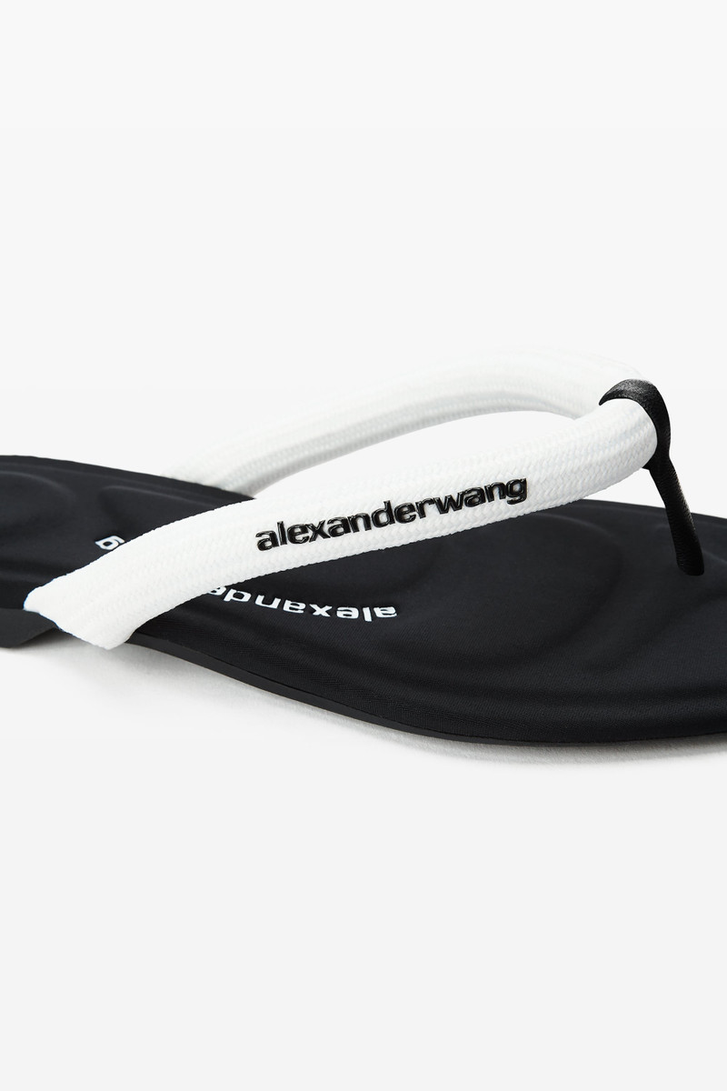 Alexander Wang JENNA TUBULAR FLAT THONG SANDAL outlook