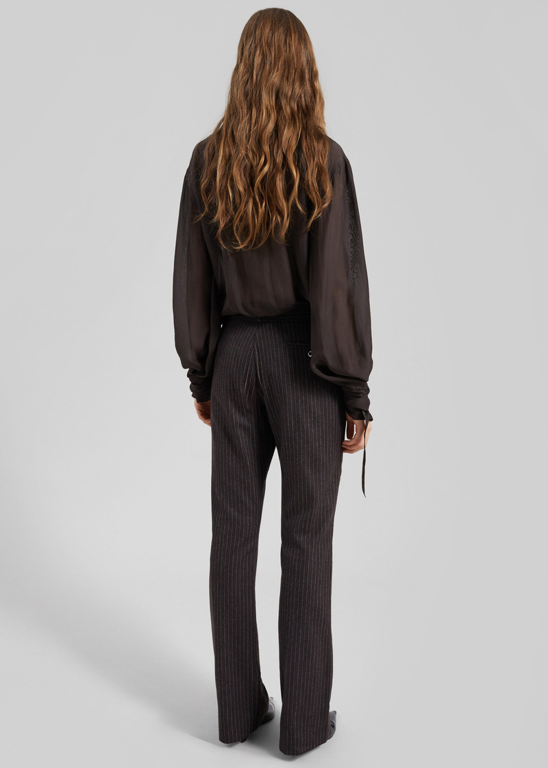 Coperni Boyfriend Pants - Brown 5