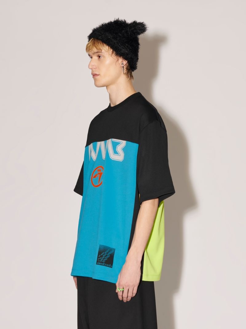 PANELLED GRAPHIC SS T-SHIRT - 7