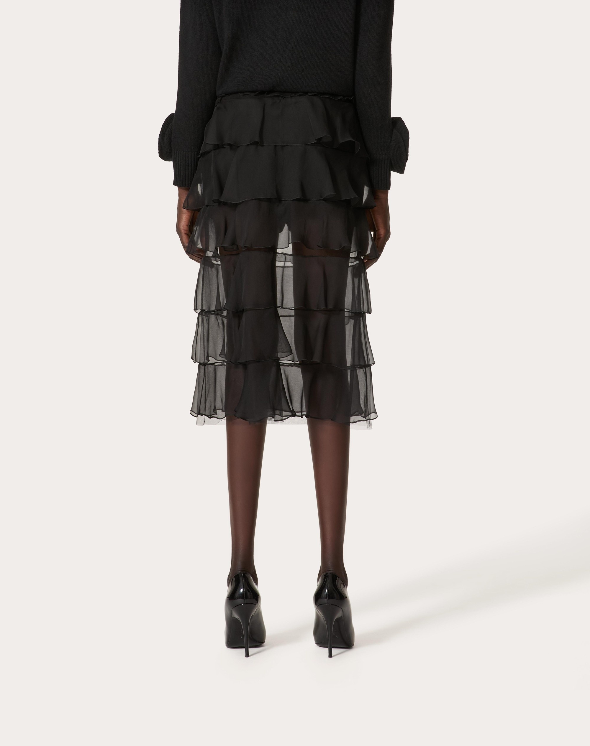 CHIFFON SKIRT - 4