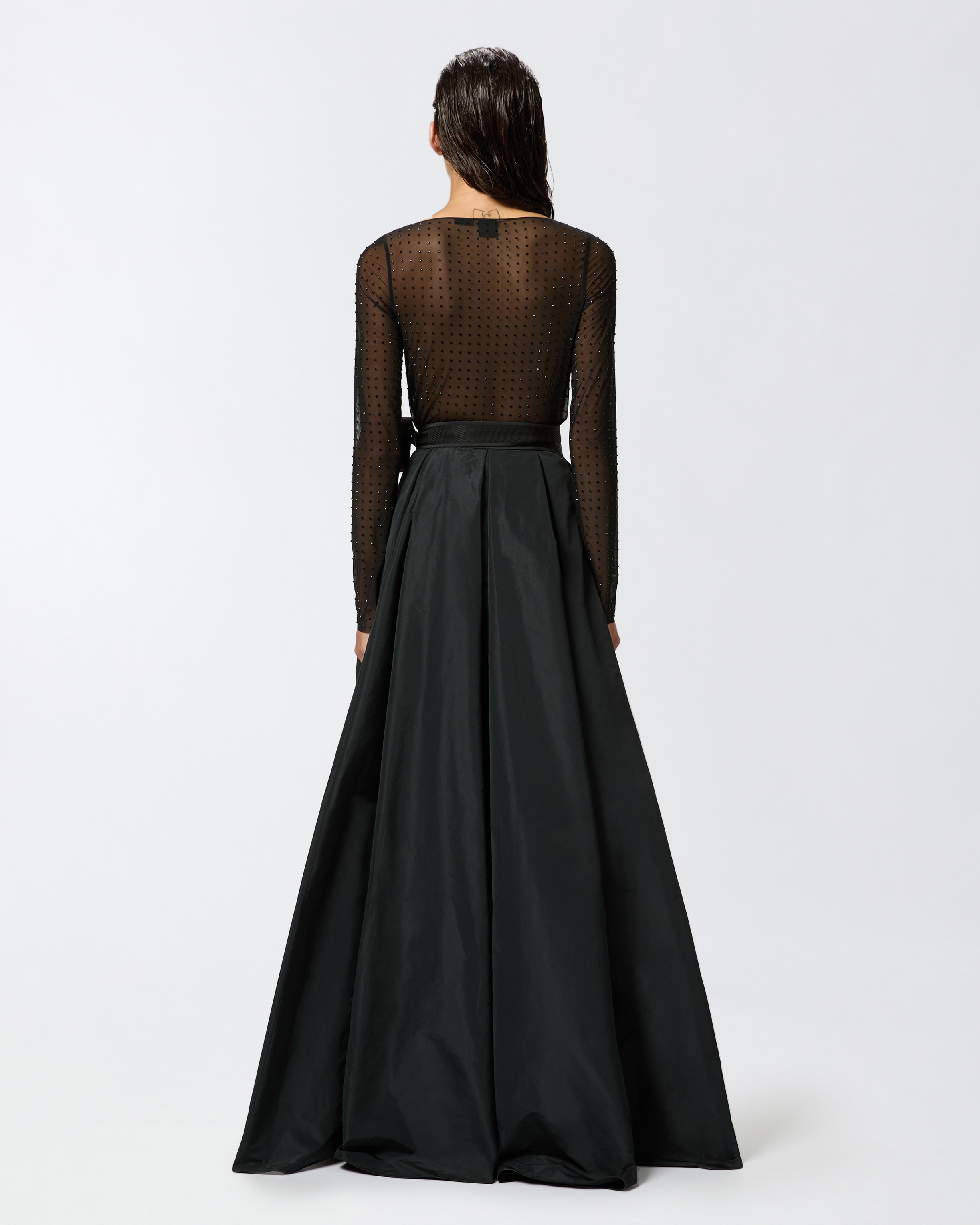 TAFFETA MAXI-SKIRT - 4