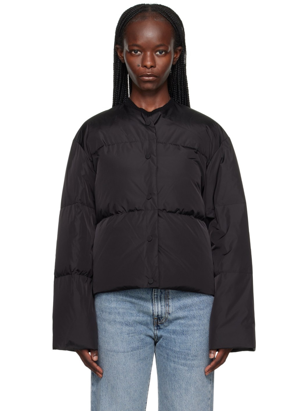 Black Tracy Down Jacket - 1