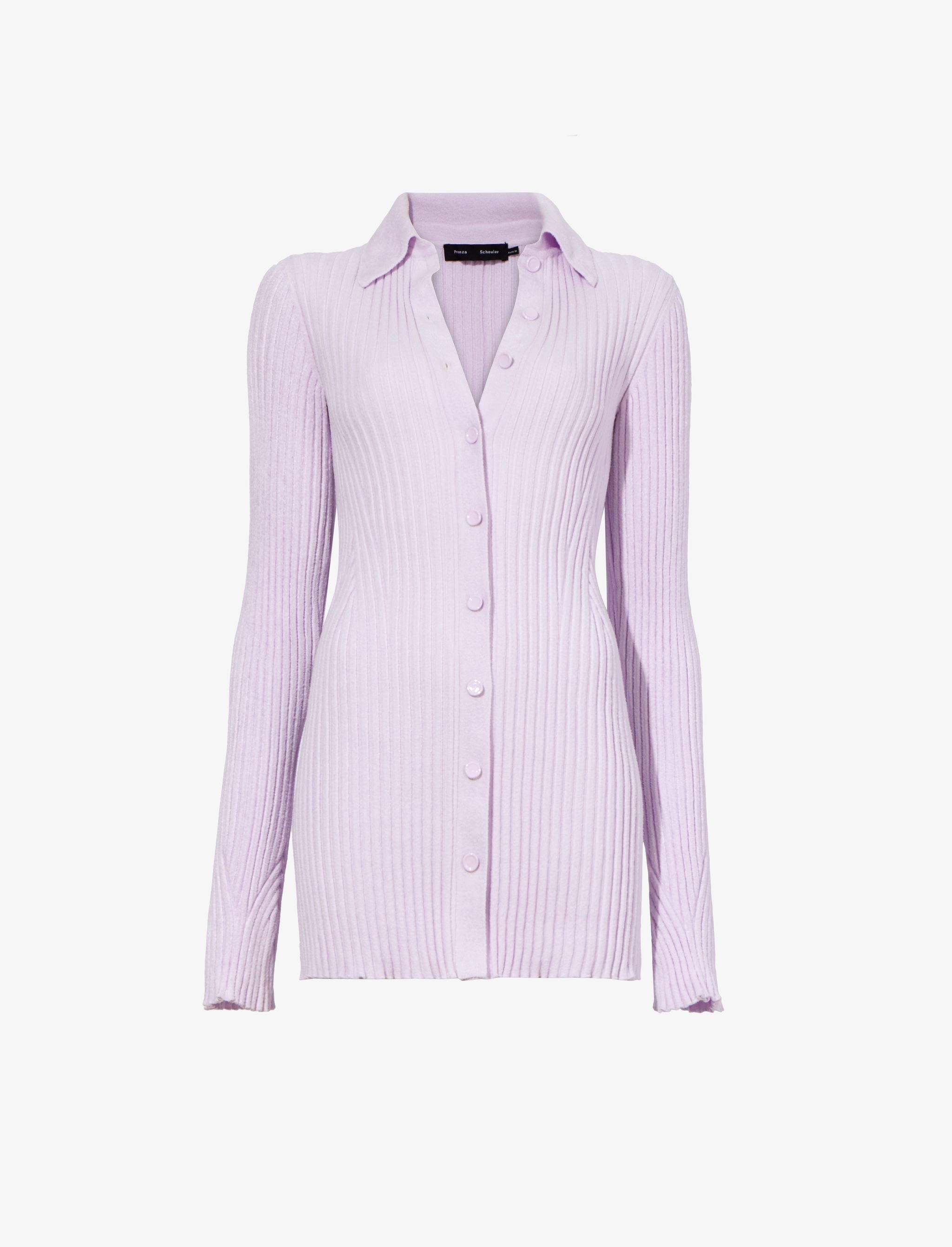 Velvet Rib Knit Shirt - 1