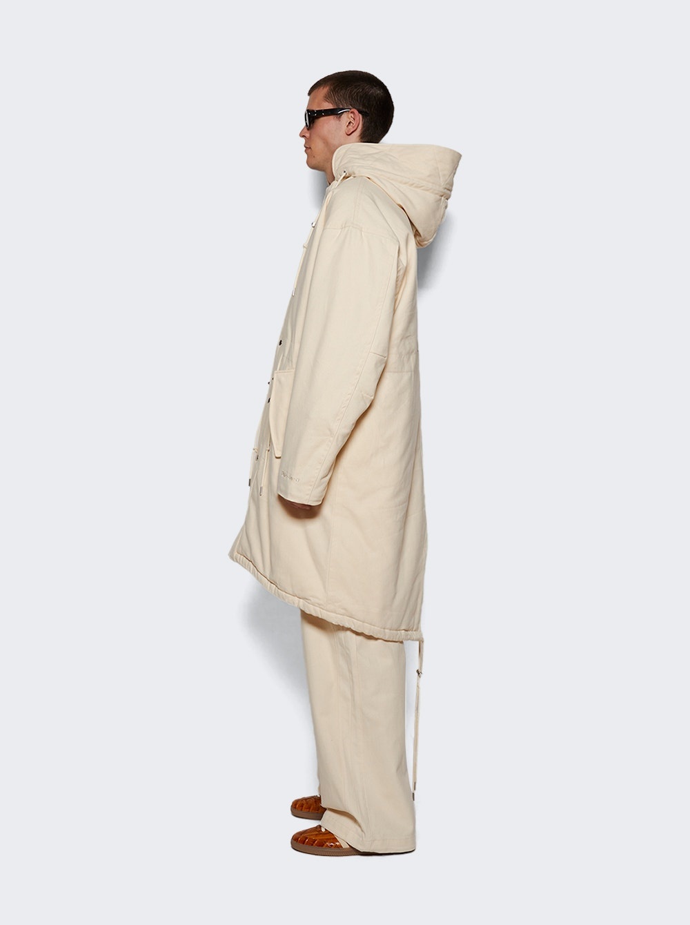 X Wales Bonner Coach Coat Wonder White - 4