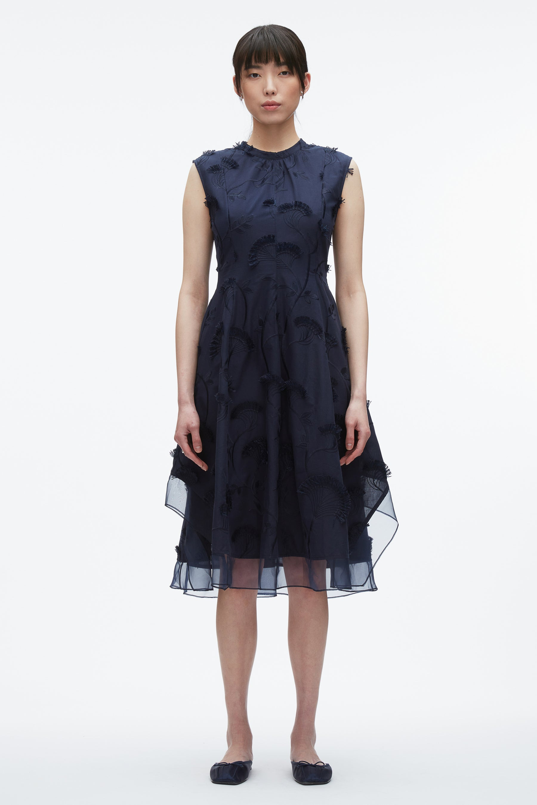 Fil Coupé Midi Dress - 2