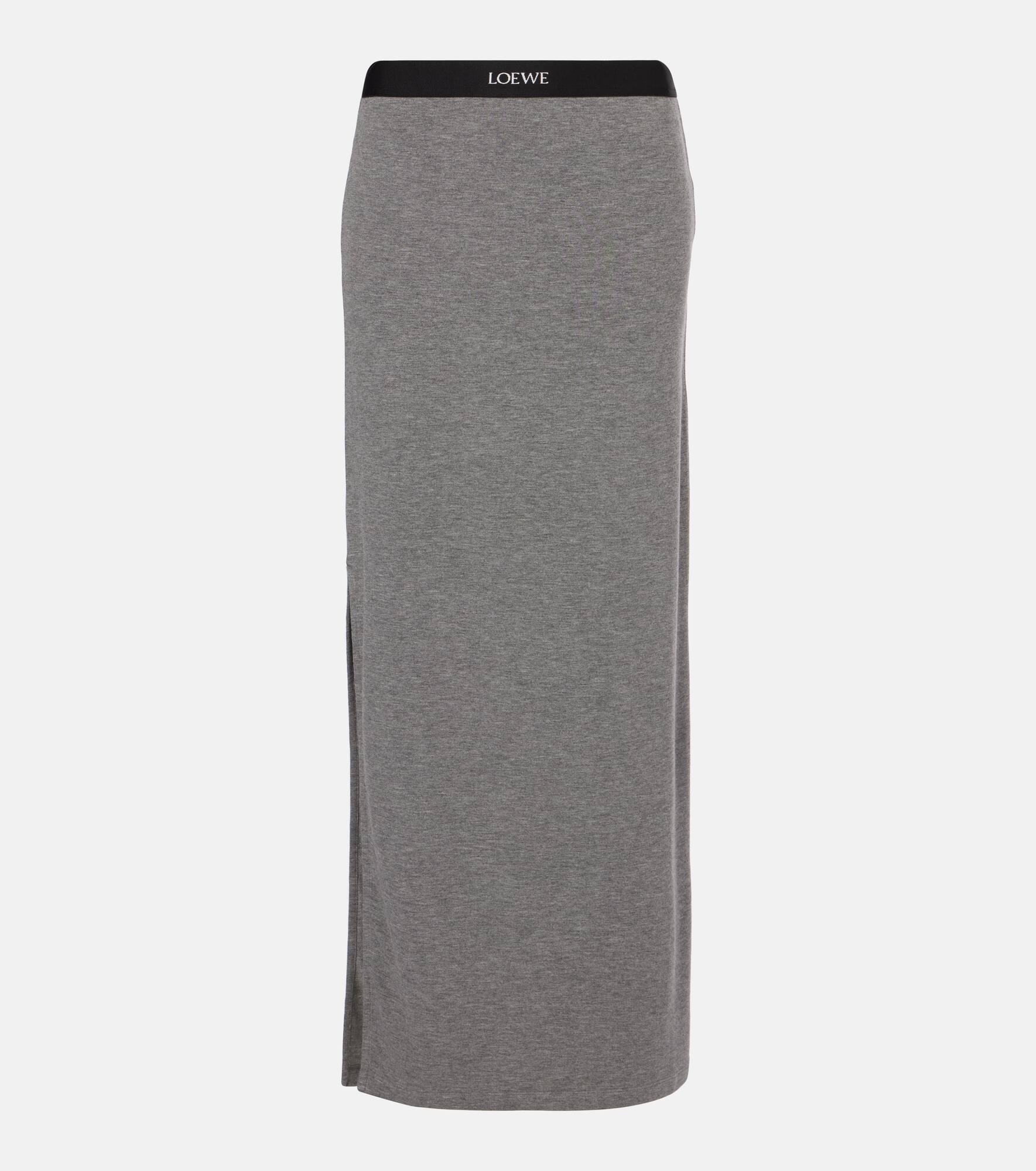 Anagram jersey maxi skirt - 1