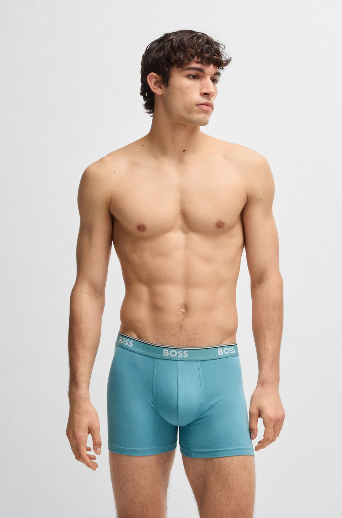 THREE-PACK OF STRETCH COTTON BOXER BRIEFS - 2