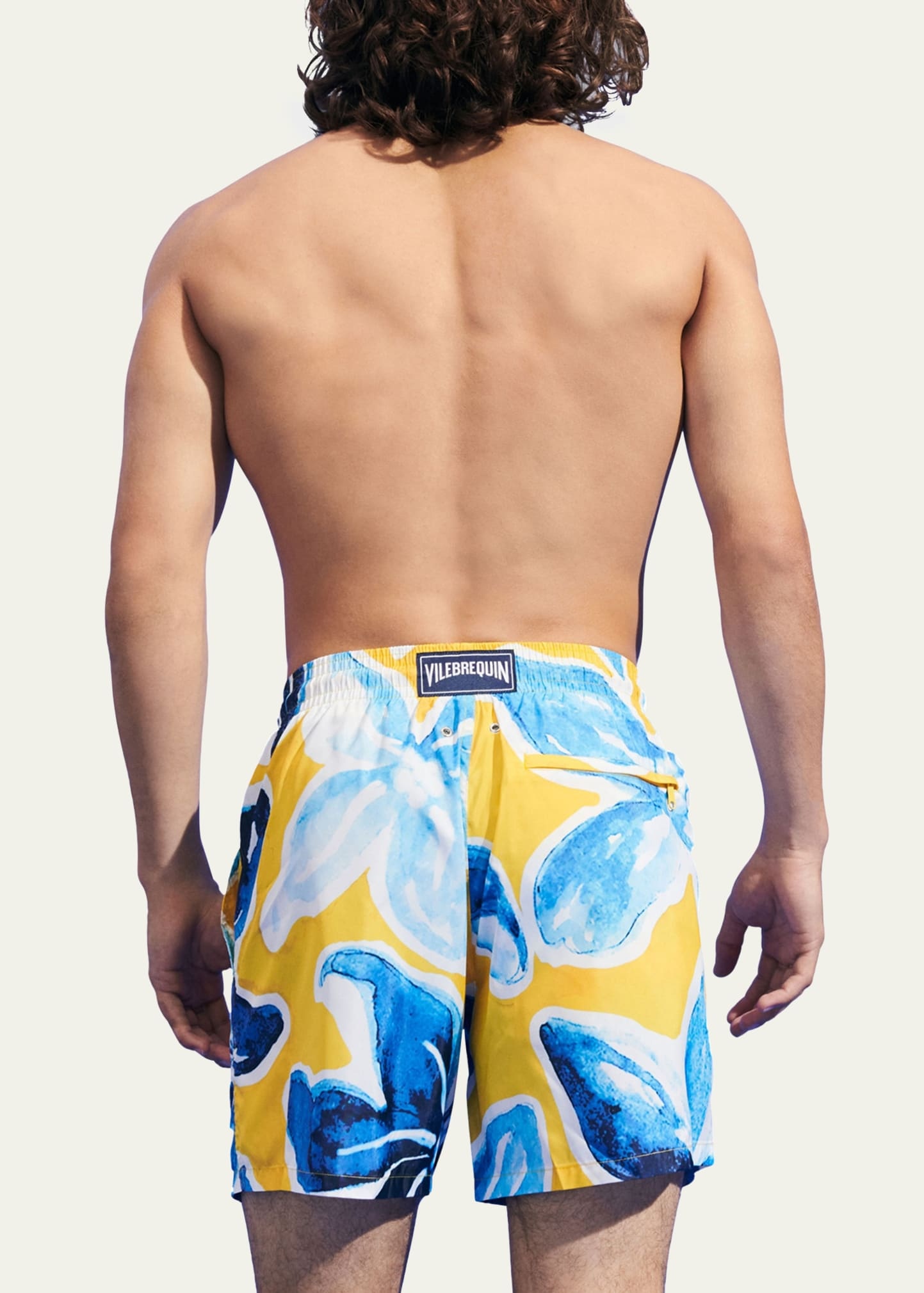 Men's Hawaiian Leaf-Print Swim Shorts - 3