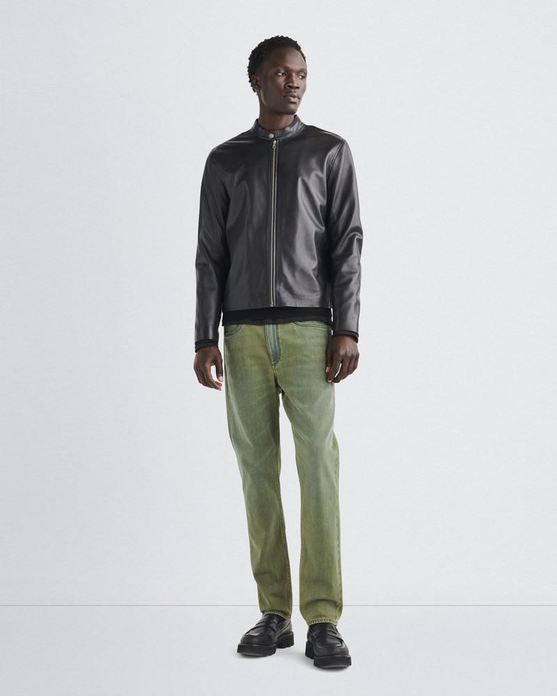 rag & bone Archive Leather Café Racer outlook