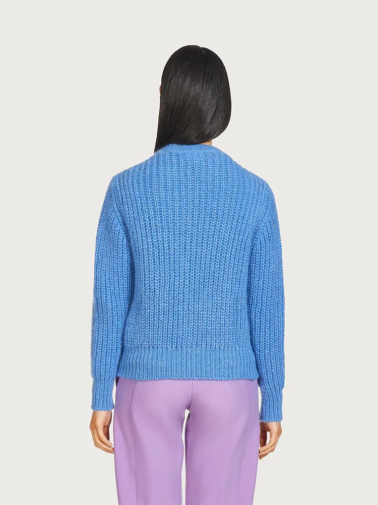 LONG MOHAIR CARDIGAN - 4